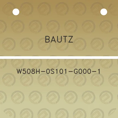 bautz-w508h-0s101-g000-1