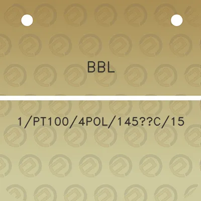 bbl-1pt1004pol145c15