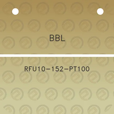 bbl-rfu10-152-pt100