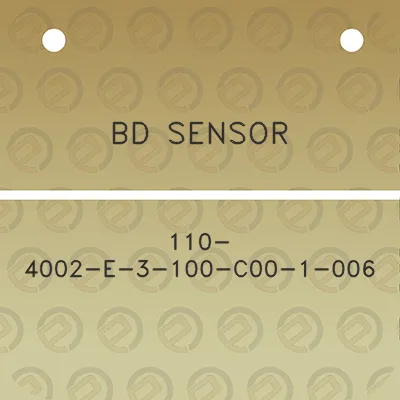 bd-sensor-110-4002-e-3-100-c00-1-006