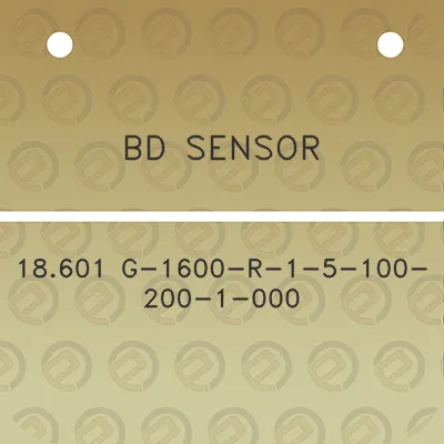 bd-sensor-18601-g-1600-r-1-5-100-200-1-000