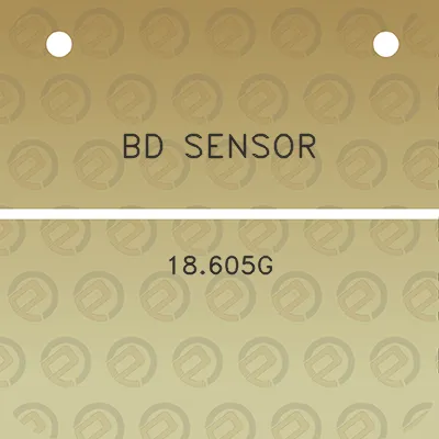 bd-sensor-18605g