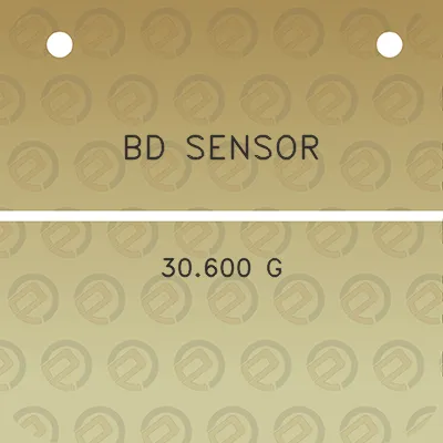 bd-sensor-30600-g