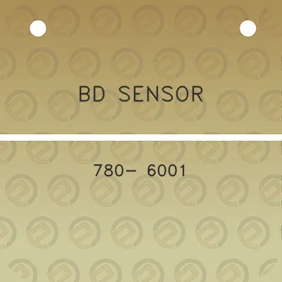 bd-sensor-780-6001