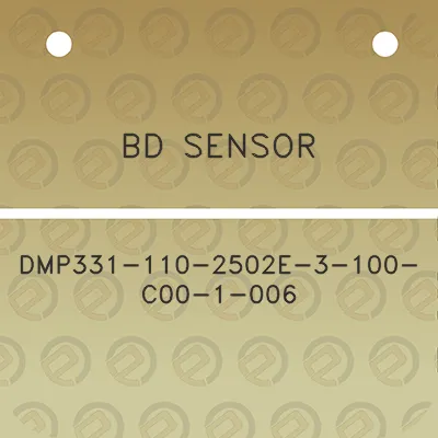 bd-sensor-dmp331-110-2502e-3-100-c00-1-006