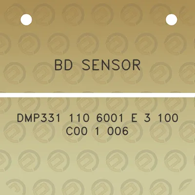 bd-sensor-dmp331-110-6001-e-3-100-c00-1-006