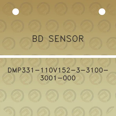 bd-sensor-dmp331-110v152-3-3100-3001-000