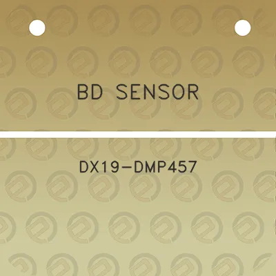 bd-sensor-dx19-dmp457