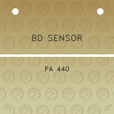 bd-sensor-pa-440