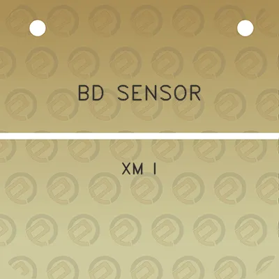 bd-sensor-xm-i