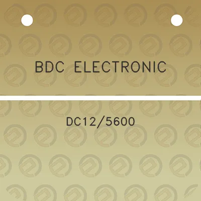 bdc-electronic-dc12-5600