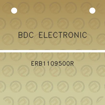 bdc-electronic-erb1109500r