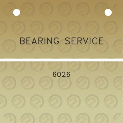 bearing-service-6026