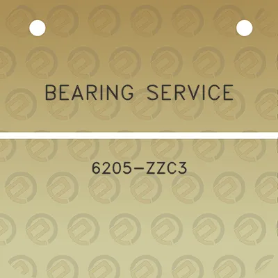 bearing-service-6205-zzc3