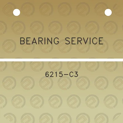 bearing-service-6215-c3