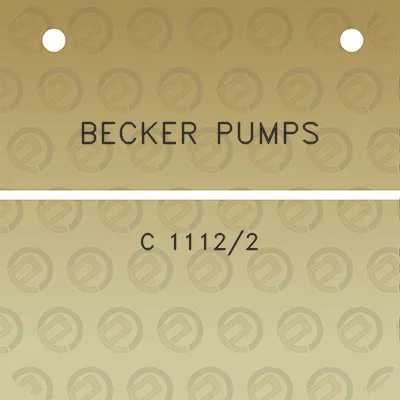 becker-pumps-c-11122