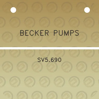 becker-pumps-sv5690