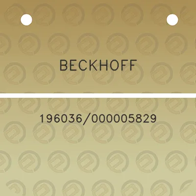 beckhoff-196036000005829