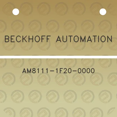 beckhoff-automation-am8111-1f20-0000