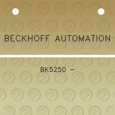 beckhoff-automation-bk5250