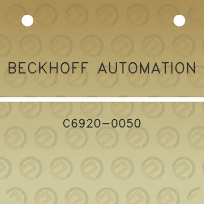 beckhoff-automation-c6920-0050