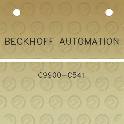 beckhoff-automation-c9900-c541