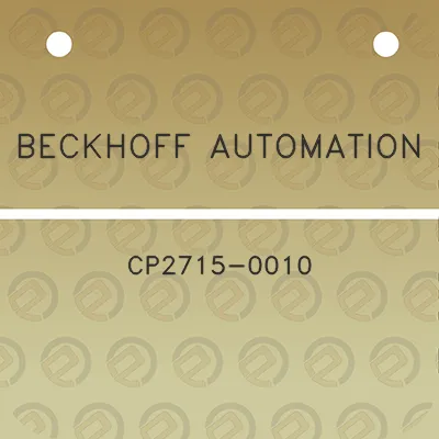 beckhoff-automation-cp2715-0010