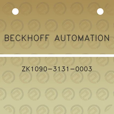 beckhoff-automation-zk1090-3131-0003