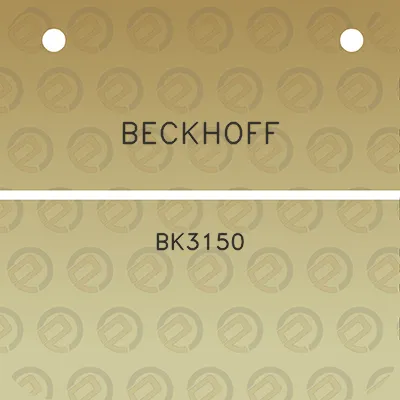 beckhoff-bk3150