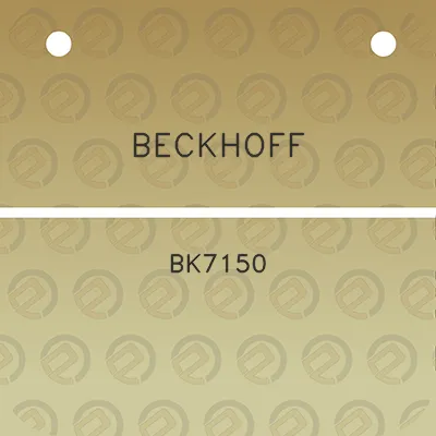 beckhoff-bk7150