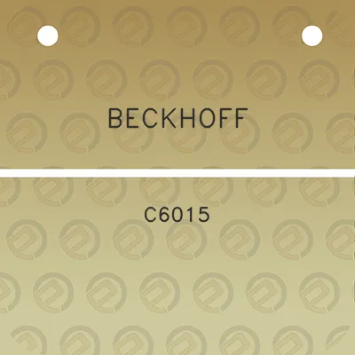 beckhoff-c6015