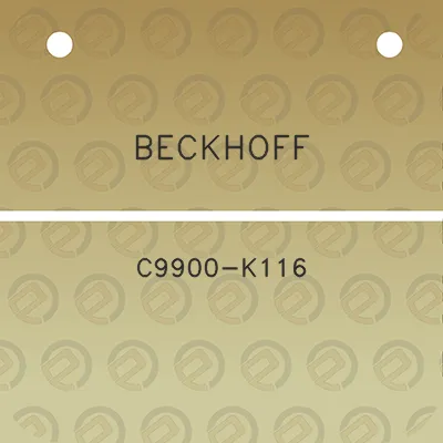 beckhoff-c9900-k116