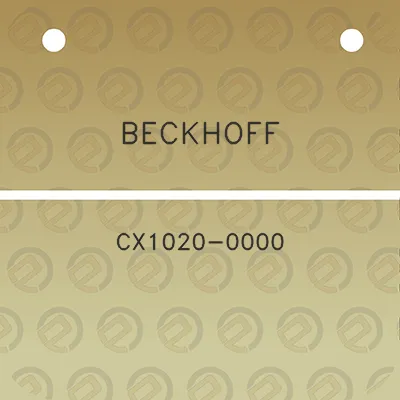 beckhoff-cx1020-0000