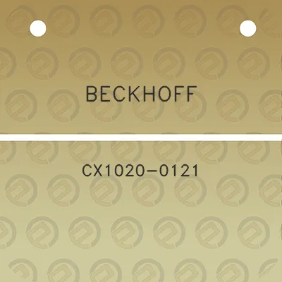 beckhoff-cx1020-0121