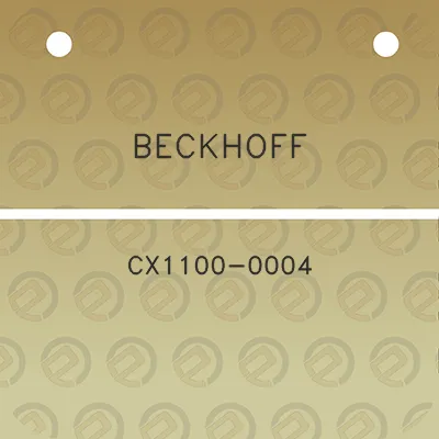 beckhoff-cx1100-0004