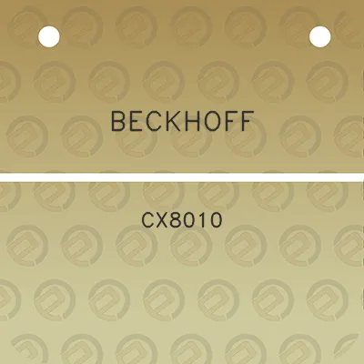 beckhoff-cx8010