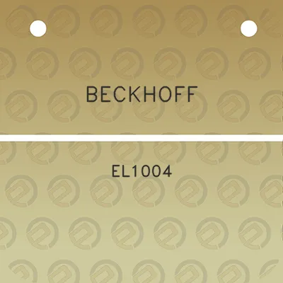 beckhoff-el1004