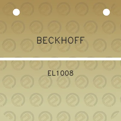 beckhoff-el1008