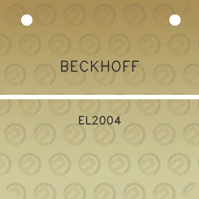 beckhoff-el2004