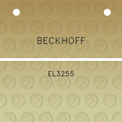 beckhoff-el3255