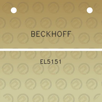 beckhoff-el5151