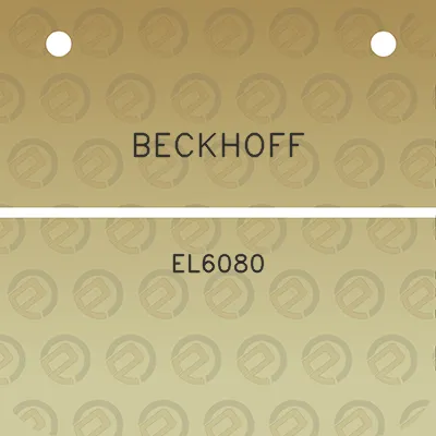 beckhoff-el6080