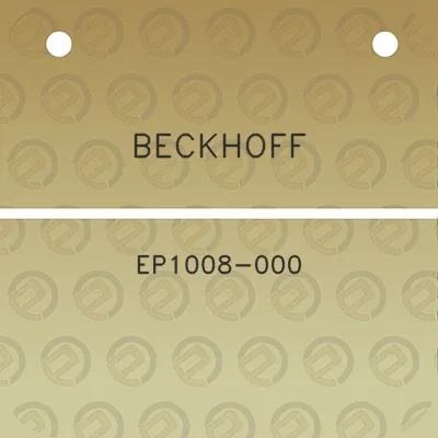 beckhoff-ep1008-000