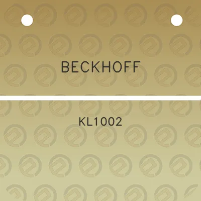 beckhoff-kl1002