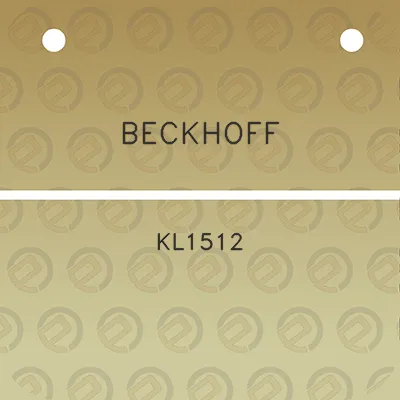 beckhoff-kl1512