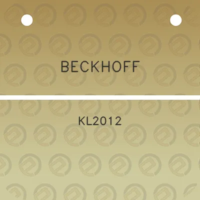 beckhoff-kl2012