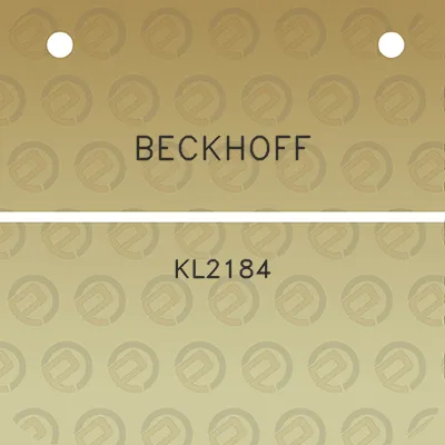 beckhoff-kl2184