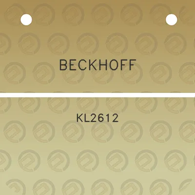 beckhoff-kl2612