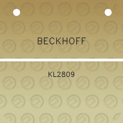 beckhoff-kl2809