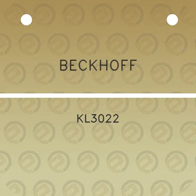 beckhoff-kl3022